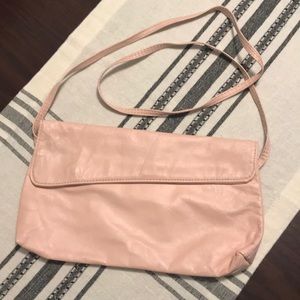 Juliette pale pink leather handbag